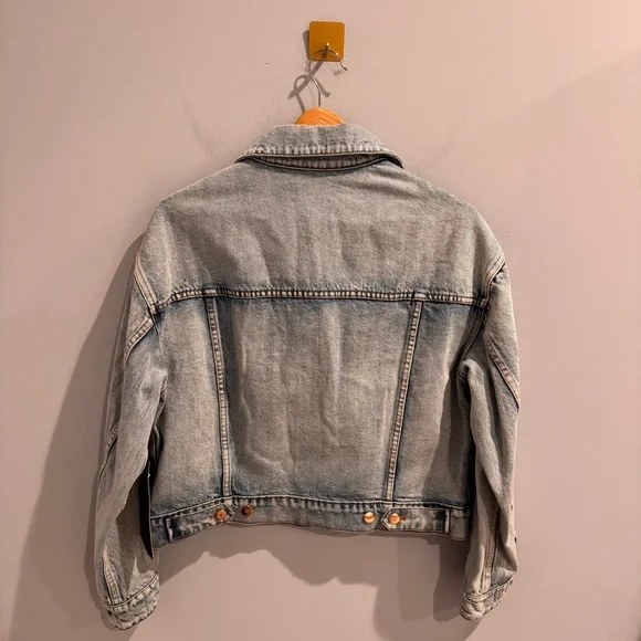 NWT Tuckernuck Denim Archie Jacket in Acid Wash, Size S - Picture 15 of 16